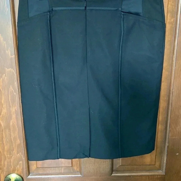 Cache Black Selpato Pencil Skirt Grommet Lace Up - Picture 3 of 7